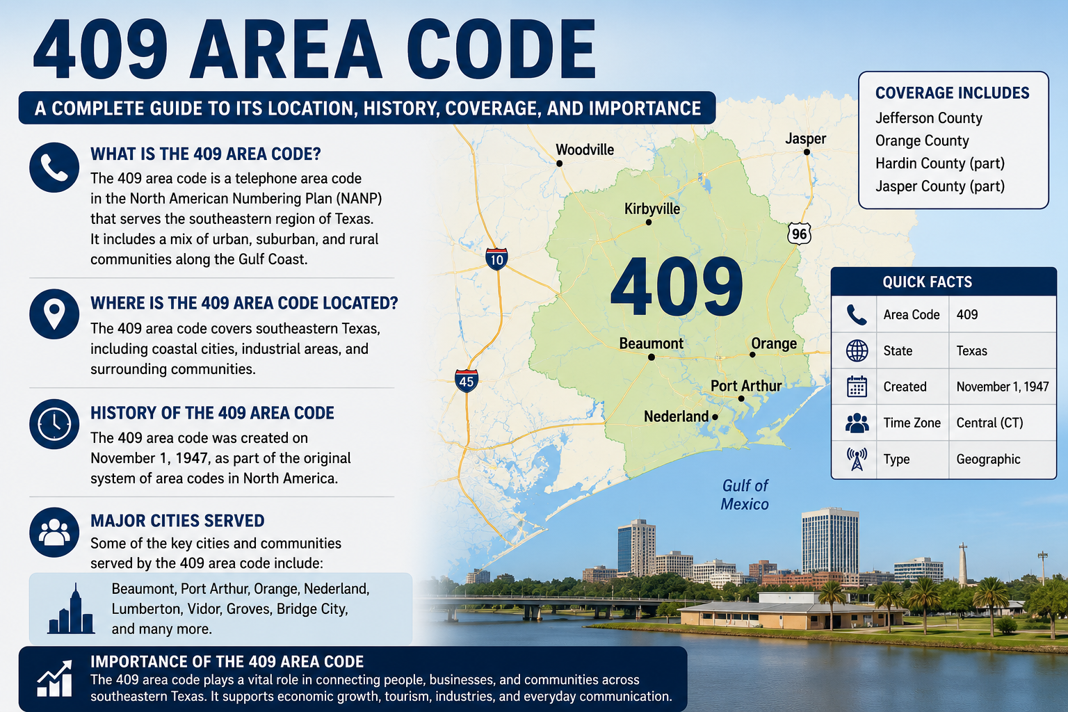 409 area code